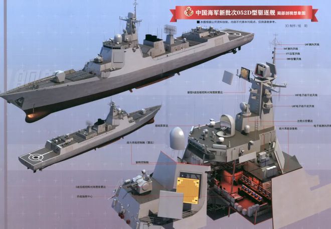 Max版正式亮相中国海军下一代驱逐舰何时亮相？凯发体育赞助央视首次公开！052D型Pro(图6)
